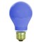 2Pk - Sunlite 60w A19 120v E26 Medium Base Ceramic Blue Colored Light Bulb